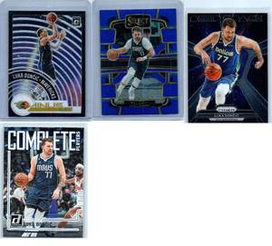 Luka Doncic Inserts and More - Four Card Lot