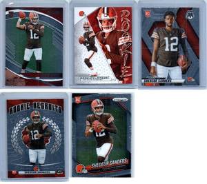 Shadeur Sanders Rookies - Five Card Lot