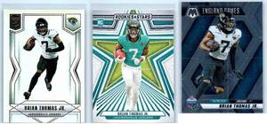 Brian Thomas Jr. Inserts and More - Three Card Lot