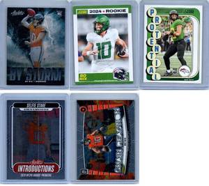 Bo Nix Rookies and More - Five Card Lot