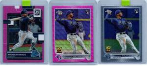 Wander Franco Parallel RCs - Three Card Lot