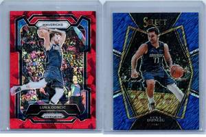 Luka Doncic Parallels - Two Card Lot