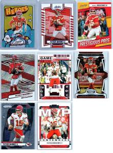 Patrick Mahomes Inserts and More - Eight Card Lot