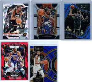 Kevin Durant Parallels and More - Five Card Lot
