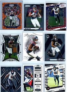 Nico Collins Rookies, Parallels and More - Nine Card Lot