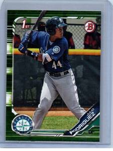 Julio Rodriguez 1st Bowman Green Parallel RC