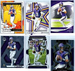 JJ McCarthy Various - Six Card Lot