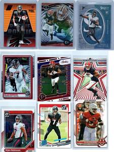 Bijon Robinson Rookies, Inserts and More - Nine Card Lot