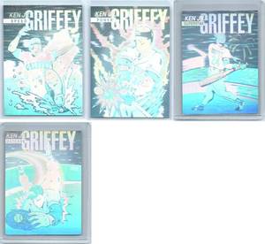Ken Griffey Jr Holograms - Four Card Lot