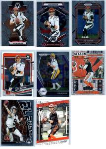 Joe Burrow Inserts and More - Eight Card Lot