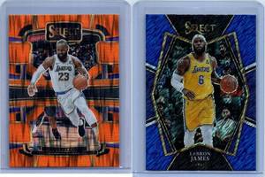 LeBron James Parallels - Two Card Lot