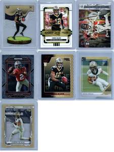 Chris Olave Rookies, Inserts and More - Seven Card Lot