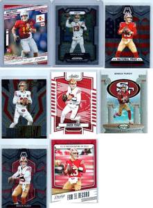 Brock Purdy RC and More - Eight Card Lot