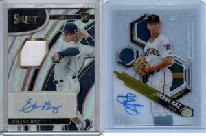 Shane Baz RC Jersey Auto, On-Card Auto