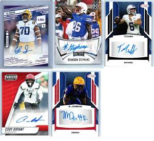 Ed Ingram, Brandon Stephens and Tyler Huff Auto Cards
