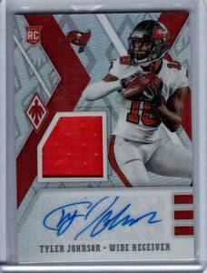 Tyler Johnson Gophers  Bucs RC Jersey Auto Card