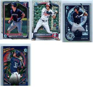 Walker Jenkins Twins Insert and Parallels - Four Card Lot