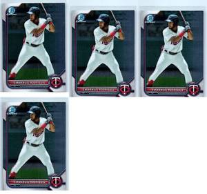 Emmanuel Rodriguez Minnesota Twins - Four Card Lot