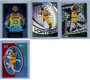 LeBron James - Inserts and Parallels - Four Card Lot