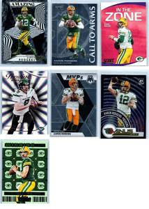 Aaron Rodgers Various - Seven Card Lot