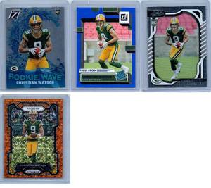 Christian Watson RCs, Inserts and Parallels - Four Card Lot