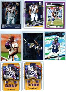 Minnesota Vikings Legends Randle and Doleman - Eight Card Lot