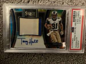 Torry Holt Jumbo Patch Tie Dye Prizm Auto #25