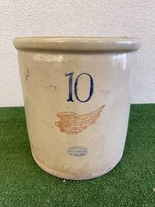 10 Gallon Red Wing Union Stoneware Crock