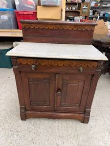 Antique Washstand with Updated Top
