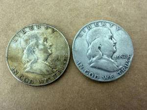 1951 & 1952 Franklin Half Dollars
