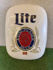 Miller Lite Plastic Sign