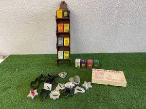 Cookie Cutters, Spice Rack & Tins