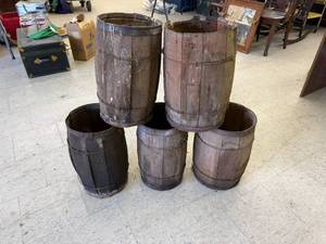 Vintage Wood Barrels