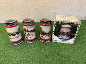 Budweiser Steins