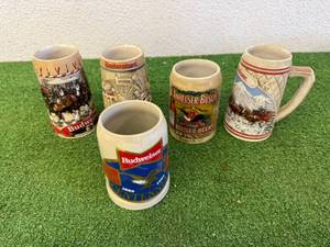 Budweiser Steins