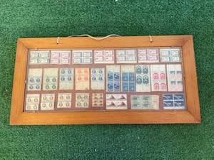 Framed Stamp Collection
