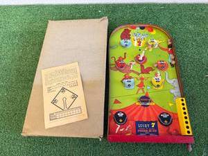 NOS Poosh-M-Up Lucky 7 Game in Original Box