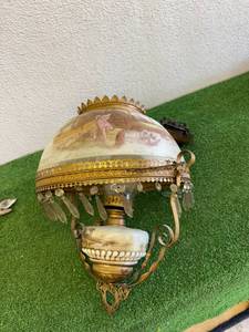 Antique Kerosene Hanging Lamp
