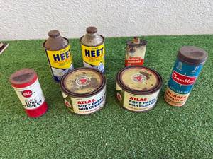 Vintage Fuel Station Cans