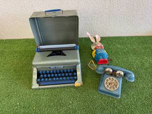 Childrens Toys - Tom Thumb Typewritter, Telephone