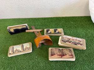 Stereoscope & Collection of Stereographs (Stereoviews)