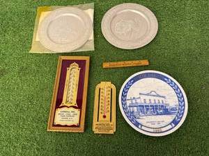 Vintage Advertising Items & Collectors Plates