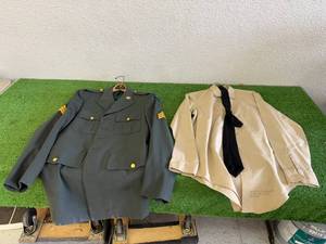 Military Jacket, Shirt & Tie