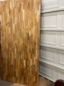 Teak Butcher Block Countertop Panel 8 X 4 X 1.5-Inch Thick