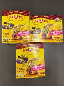 Old El Paso Stand n Stuff Taco Shells - 10 Shells Per Box - New & Improved Taste