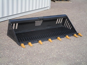 LandHonor 72 Skid Steer Skeleton Rock Bucket