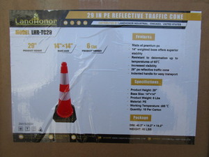 LandHonor 10pcs Traffic Cones