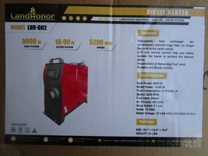 LandHonor Diesel Fuel Heater