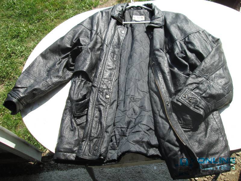 Liz Baker XL genuine leather coat...