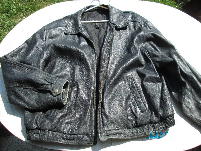 Croft and Barrow leather coat, XXL,...